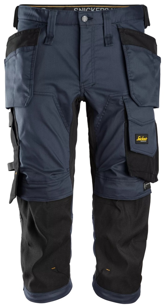 Snickers 6142 – AllroundWork, Pantacourt en Stretch avec poches holster