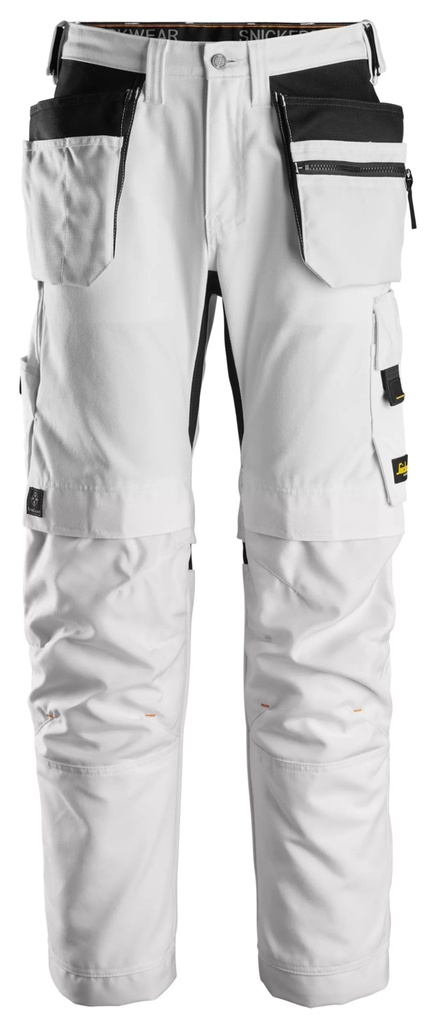 Snickers 6224 – AllroundWork, Pantalon de travail en tissu extensible, Canvas+