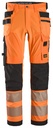 Snickers 6232 – Pantalon haute visibilité extensible 4 directions poches fourre-tout, Classe 2