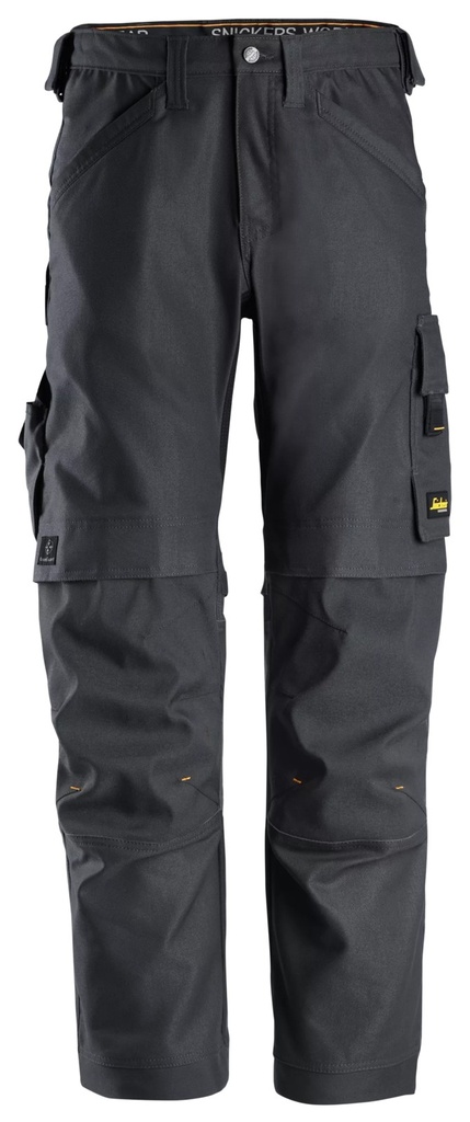Snickers 6324 – AllroundWork, Pantalon de travail en tissu extensible, Canvas+
