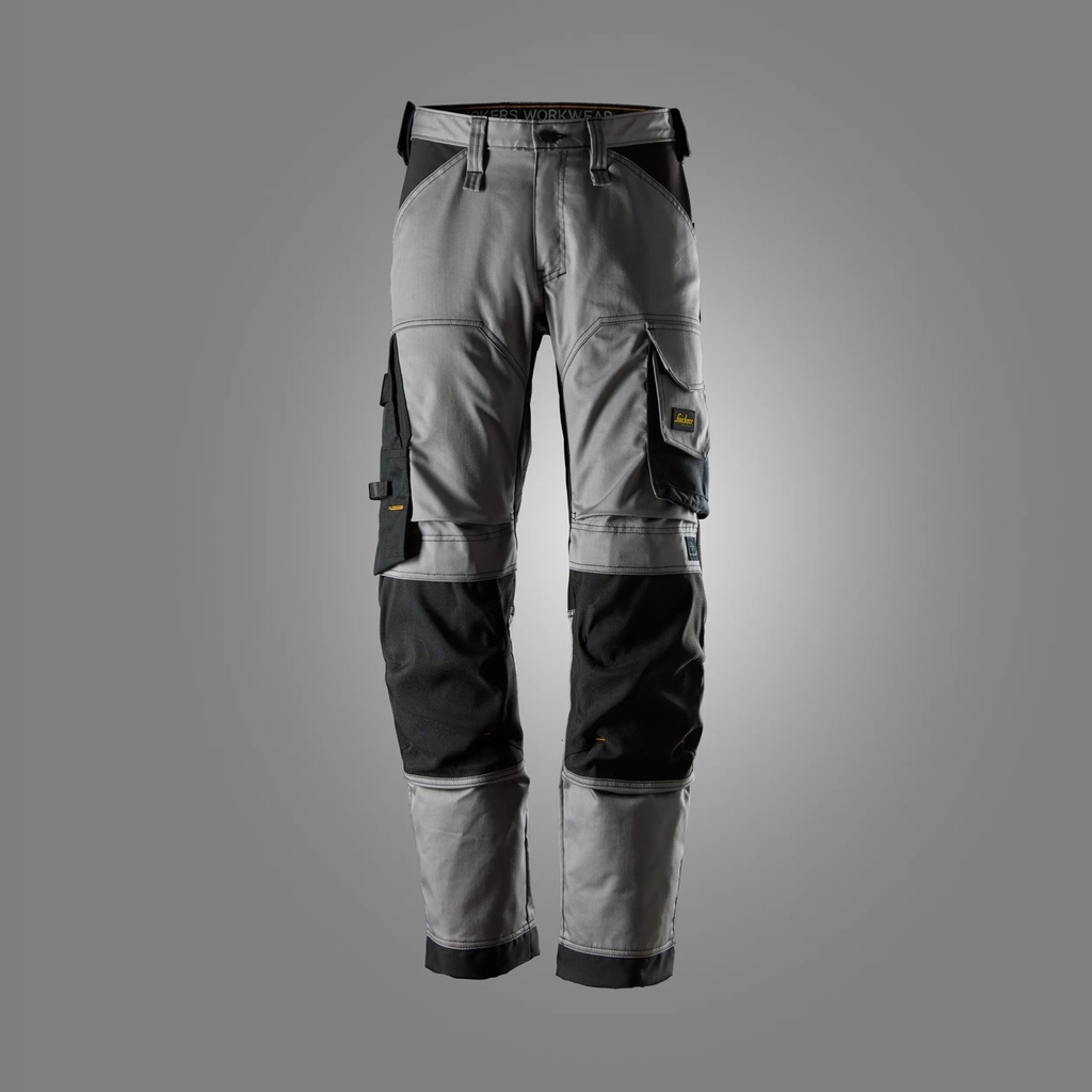 Snickers 6351 – AllroundWork, Pantalon en tissu extensible, coupe large