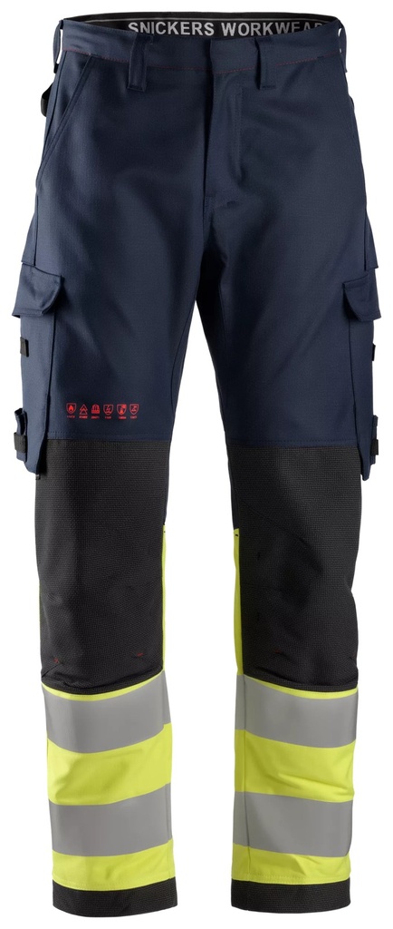 Snickers 6363 – ProtecWork, Pantalon, haute visibilité, Classe 1