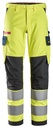 Snickers 6368 – Protecwork, Pantalon de travail extensible, Haute visibilité, Classe 2