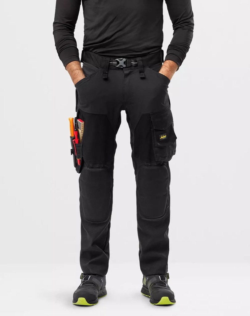 Snickers 6593 – AllroundWork, Pantalon en tissu extensible avec genouillères Capsulized™