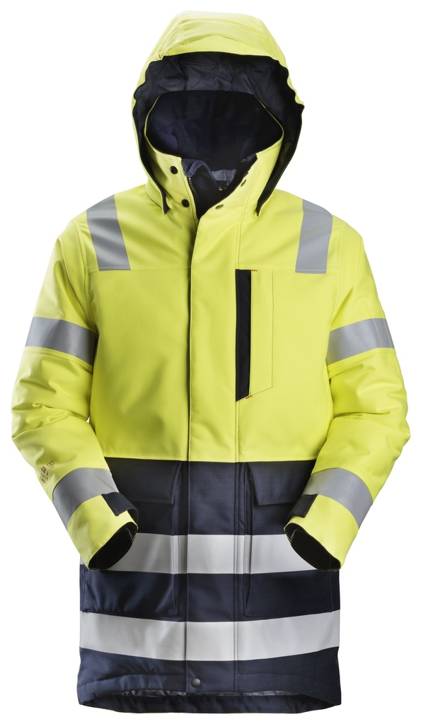 ProtecWork, Parka isolée, haute visibilité, Classe 3