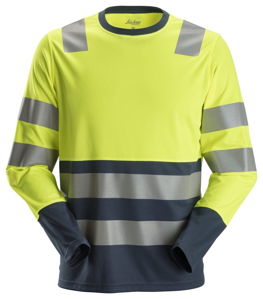 Snickers 2433- AW, T-SHIRT HV ML CL2