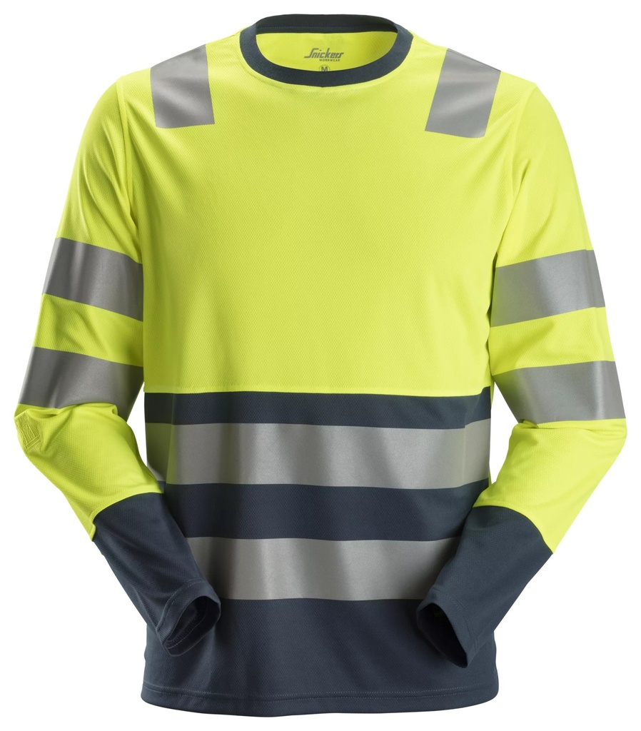 Snickers 2433- AW, T-SHIRT HV ML CL2