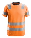 Snickers 2530- T-SHIRT HV, AW CL2