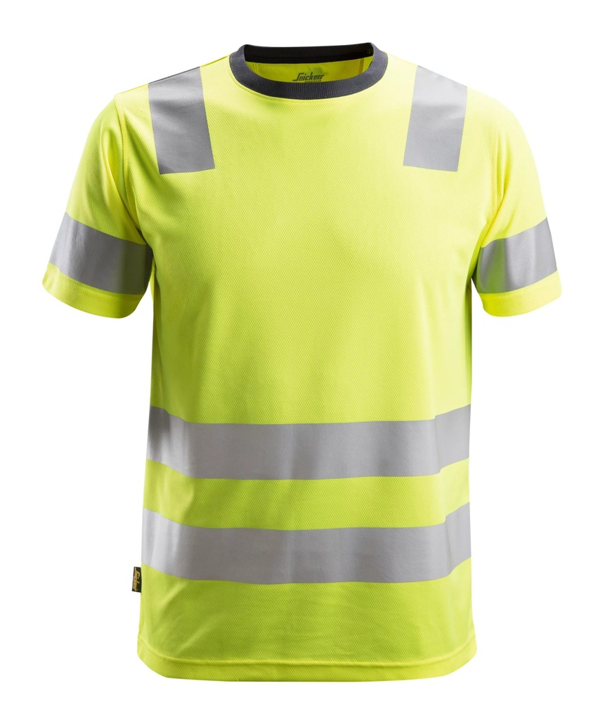 Snickers 2530- T-SHIRT HV, AW CL2