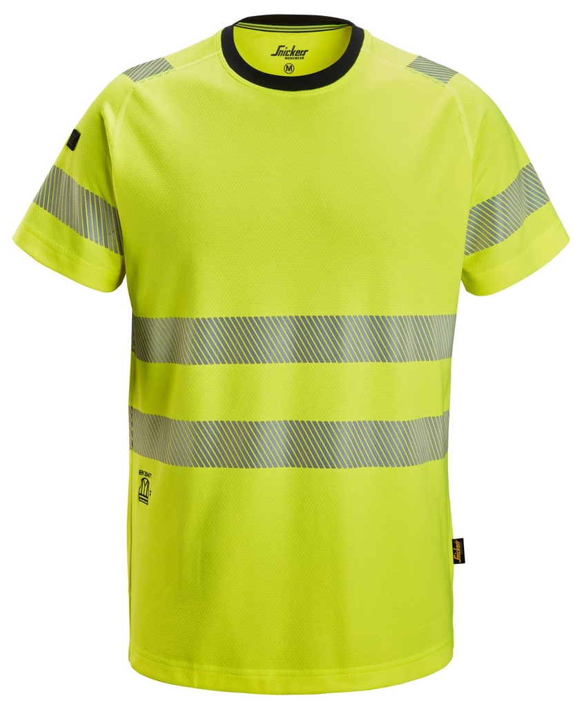Snickers 2539- T-SHIRT HV CL2