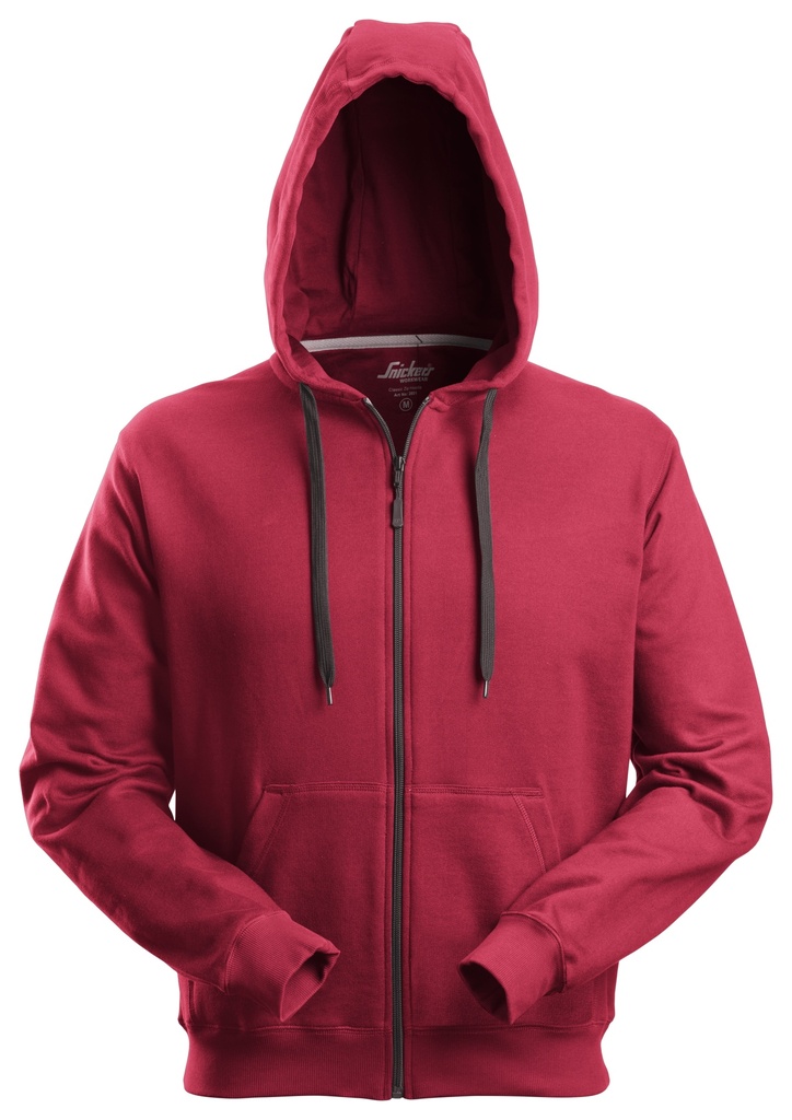 Snickers 2801- SWEAT ZIP. CAPUCHE PEINT.