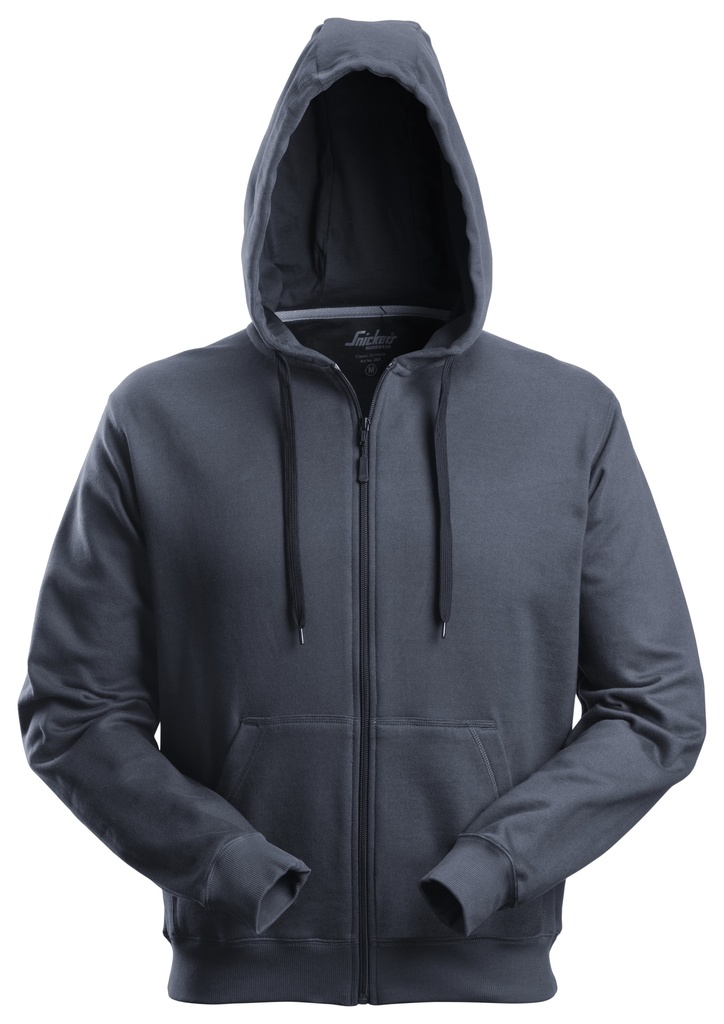 Snickers 2801- SWEAT ZIP. CAPUCHE PEINT.