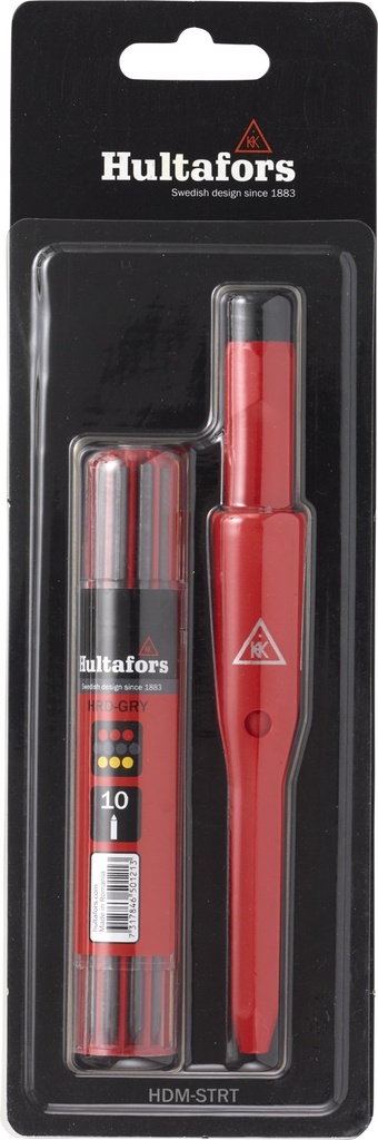 [650230] H0592 — Marqueur sec et recharges sous blister Hultafors