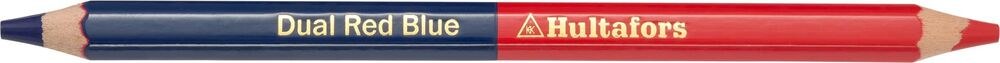 H0712 — Crayon de menuisier - Double mine rouge/bleu Hultafors