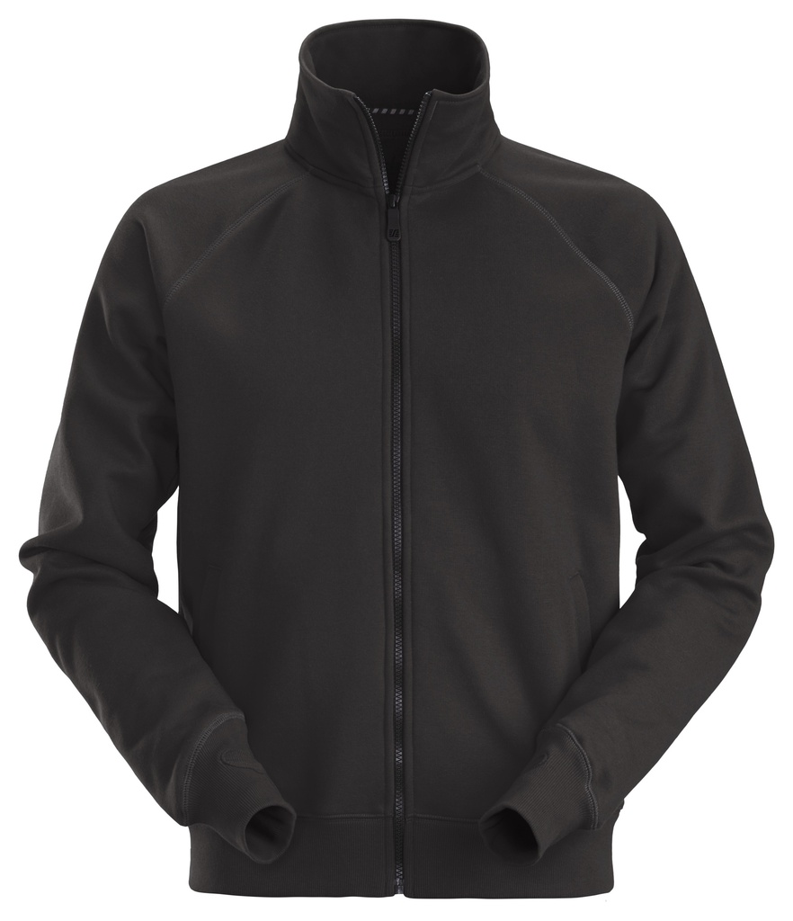 Sweat-shirt zippé pleine longueur
