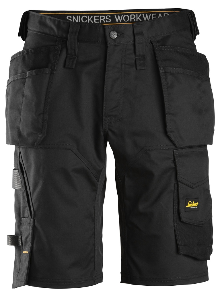 Short de travail à la coupe large en tissu extensible avec poches holster