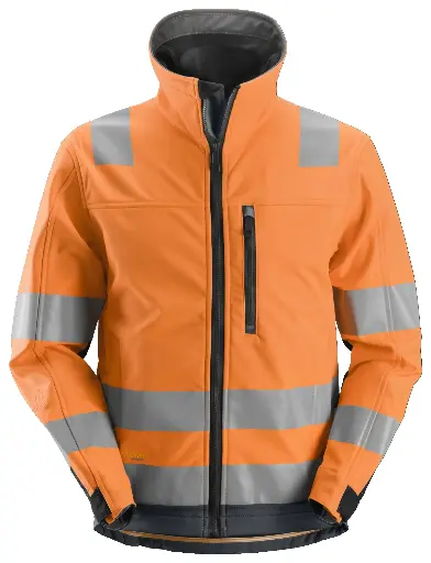 AllroundWork, Veste Softshell femme, haute visibilité, Classe 2/3