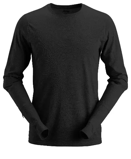 T-shirt à manches longues en laine