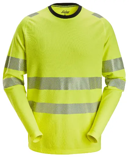 [2431] Snickers 2431- T-shirt à manches longues-  haute visibilité-  Classe 2/3