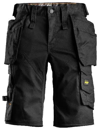 AllroundWork, Short avec poches holster pour femme en tissu extensible
