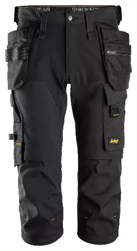 AllroundWork, Pantacourt en tissu extensible dans 4 directions avec poches holster