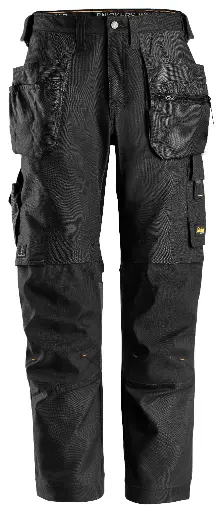 [6224] Snickers Pantalon de travail avec poches holster-  Canvas+