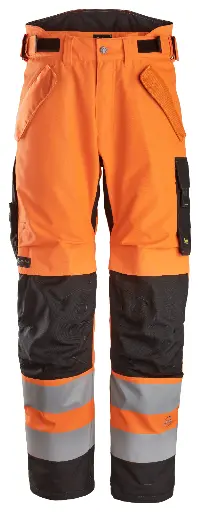 [6630] Snickers 6630 -  Pantalon à rembourrage léger à 2 couches 37.5® imperméable haute visibilité-  Classe 2