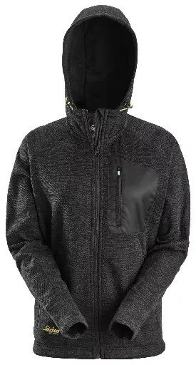 FlexiWork, Sweat-shirt à capuche pour femme, entièrement zippé