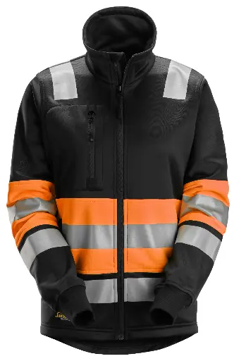 [8077] Snickers 8077- Veste pour femme avec  fermeture à glissière pleine longueur haute visibilité Classe 1