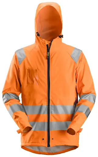 [8233] Snickers 8233- Veste de pluie PU haute visibilité-  Classe 3