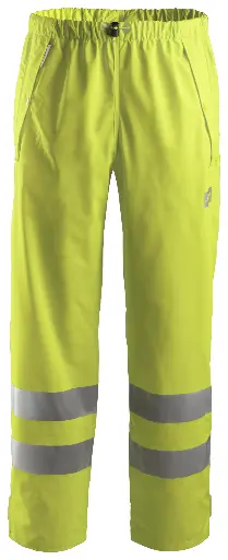 [8243] Snickers 8243-  Pantalon de pluie PU haute visibilité-  Classe 2