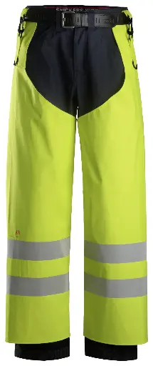 ProtecWork, Chaps de pluie en PU, haute visibilité, Classe 2