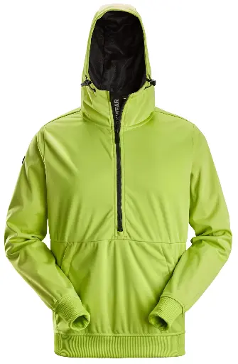 [8400] Snickers 8400 -  FlexiWork-  Sweat-shirt à capuche demi- zippé en tissu extensible coupe- vent