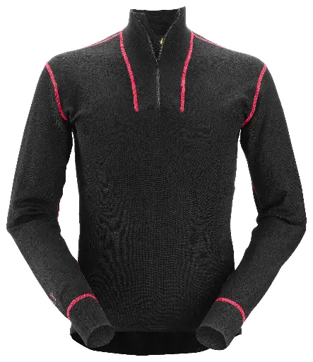 ProtecWork, Chemise en laine manches longues à demi zippée